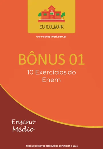 Capa do e-book bônus Exercícios do Enem 1