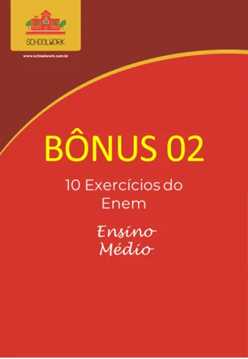 Capa do e-book bônus Exercícios do Enem 2