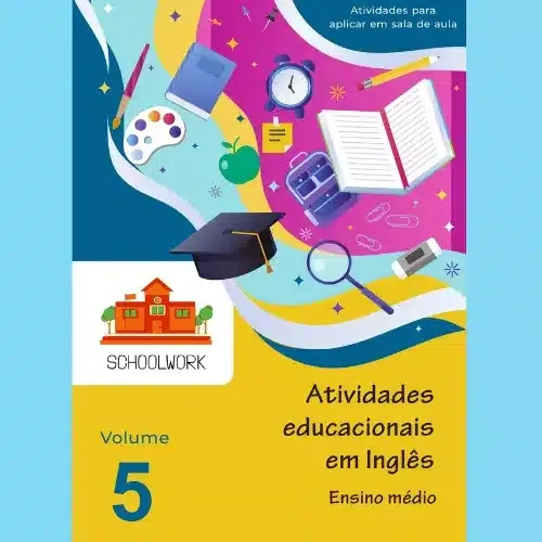 Capa da apostila New SchoolWork Volume 05 · Interpretação de Texto